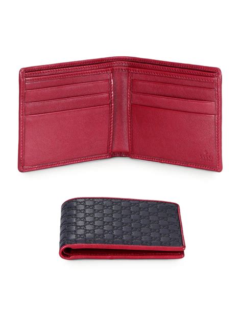 red gucci mens wallet|gucci microguccissima wallet.